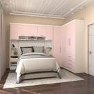 Quarto Modulado Casal de Canto 5 Peças 9 Portas 4 Gavetas Alpes Luciane Quarto Modulado Casal de Canto 5 Peças 9 Portas 4 Gavetas Alpes Luciane