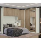 Quarto Modulado Completo Casal 6 Peças 8 Portas 6 Gavetas Predileto
