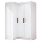 Quarto Modulado de Canto Madrid com 3 Portas Maxel