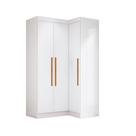 Quarto Modulado de Canto Madrid com 3 Portas Maxel