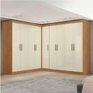 Quarto Modulado De Canto Madrid Com 9 Portas Maxel