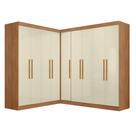 Quarto Modulado de Canto Madrid com 9 Portas Maxel
