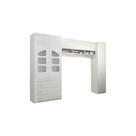 Quarto Modulado Infantil com Guarda Roupa 02 Portas Eloísa Branco - Phoenix Baby