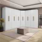 Quarto Modulado Kappesberg Adapt Branco 12 Portas