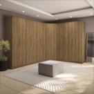 Quarto Modulado Kappesberg Adapt Nogueira 12 Portas 342cm x 263cm