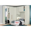 Quarto Modulado Solteiro Seletto 6 Peças (1 Armário Ponte + 1 Closet + 1 Guarda Roupa 1 Porta + 2 Guarda Roupas 2 Portas + 1 Complemento) QM120 Areia Quarto Modulado Solteiro Seletto 6 Peças (1 Armário Ponte + 1 Closet + 1 Guarda Roupa 1 Porta + 2 Guarda Roupas 2 Portas + 1 Complemento) QM120 Areia