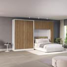 Quarto Modular Kappesberg Adapt Branco/nogueira 5 Peças