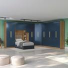 Quarto Modular Kappesberg Adapt Profundo 8 Peças