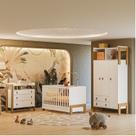 Quarto para Bebê Completo com Guarda-roupa, Berço e Cômoda fantasia