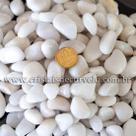 Quartzo Leitoso Rolado Natural 1kg - Pedra de 10 a 20mm - Tipo A