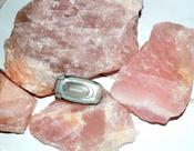 Quartzo Rosa Bruto Natural 5 kg para Lapidação e Artesanato