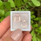 Quartzo Rosa EmeraldCut Par 7,99ct