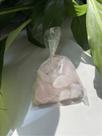 Quartzo Rosa Rolado saco 100 gramas