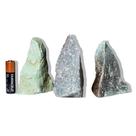 Quartzo Verde e Aventurina Verde - Pedra Pé Serrado - 10 Unidades de 100 a 200g - 6 a 9cm - Tipo B Quartzo Verde e Aventurina Verde - Pedra Pé Serrado - 10 Unidades de 100 a 200g - 6 a 9cm - Tipo B
