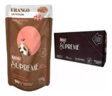Quatree supreme sache caes adultos frango 100g cx fechada com 18 unidades