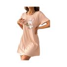 Quatro estações femininas primavera e verão casual doce bonito coelho macio camisola feminina Quatro estações femininas primavera e verão casual doce bonito coelho macio camisola feminina