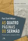 Quatro páginas do sermão, as - VIDA NOVA