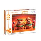 Quebra Cabeça 100 Peças Capivaras Mexicanas Pais & Filhos