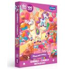 QUEBRA-CABEÇA 100 Peças Encapado Reino dos Doces Metalizado Toyster 2664 QUEBRA-CABEÇA 100 Peças Encapado Reino dos Doces Metalizado Toyster 2664