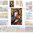 Quebra-Cabeça 1000 peças Diversos temas Religioso Paisagem