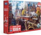 Quebra-cabeça - 1000 Peças - Trem Pela Cidade - 3256