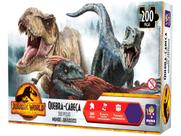 Quebra-cabeça 200 Peças Jurassic World - Mundo Jurássico Mimo Toys Quebra-cabeça 200 Peças Jurassic World - Mundo Jurássico Mimo Toys
