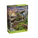 Quebra-Cabeça 2000 peças Dinossauros - GROW