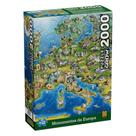 Quebra-cabeça - 2000 peças - Monumentos da Europa