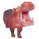 Quebra Cabeça 3D Animal Safari Hipopotamo Colagem Papercraft Miniatura Maquete HAS Brasil