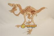 Quebra-Cabeça 3D DINOSSAURO VELOCIRAPTOR 47 peças em MDF - DINOBRINQUE Quebra-Cabeça 3D DINOSSAURO VELOCIRAPTOR 47 peças em MDF - DINOBRINQUE