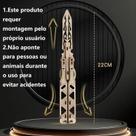 Quebra-Cabeça 3D em MDF - Karambit Montagem Decorativa e Desafio Intelectual MEGA SOUTIMES