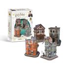 Quebra-cabeça 3D Harry Potter Diagon Alley Collection 4 modelos