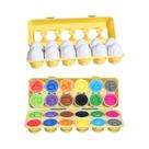 Quebra-Cabeça 3D Montessori Para Crianças, Ovos Com Parafusos, Brinquedos Educativos De Matemática E