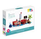 QUEBRA CABEÇA 3D PIRATAS - Brinquedo Educativo Pedagógico - BABEBI