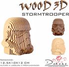 Quebra cabeça 3d stormtrooper decoração ornamento enfeite Quebra cabeça 3d stormtrooper decoração ornamento enfeite