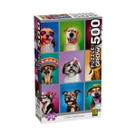 Quebra cabeça 500 peças cães estilosos - grow 04592