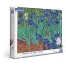 Quebra cabeça 500 peças van gogh lírios game arte office toyster