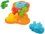 Quebra-Cabeça 7 Peças Animal Puzzle 3D Leão - Calesita