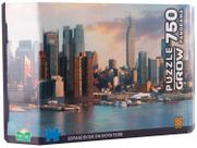 Quebra-Cabeça 750 Peças Panorama Entardecer em Nova York Grow Quebra-Cabeça 750 Peças Panorama Entardecer em Nova York Grow
