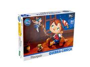 Quebra- Cabeça 80 Peças Pinóquio 2851 Pais e Filhos