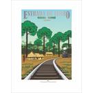 Quebra Cabeça 98 X 70cm 1014 Peças - Ferrovia Madeira Mamoré