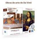 Quebra cabeça A ùltima Ceia 1500 pçs e A Monalisa 1000 pçs Quebra cabeça A ùltima Ceia 1500 pçs e A Monalisa 1000 pçs