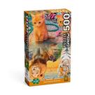 Quebra-cabeça adoráveis felinos 500 peças - Grow Quebra-cabeça adoráveis felinos 500 peças - Grow