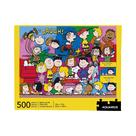 Quebra-cabeça Aquarius Peanuts Gang 500 peças 36x48cm Quebra-cabeça Aquarius Peanuts Gang 500 peças 36x48cm