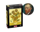 Quebra Cabeça Arte de Van Gogh Pintura Girassóis 500 Peças