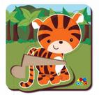 Quebra-cabeça baby tigre - Abc brinquedos