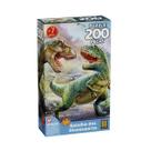 Quebra Cabeça Batalha Dos Dinossauros 200 Peças Grow 04044 Quebra Cabeça Batalha Dos Dinossauros 200 Peças Grow 04044