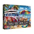 Quebra-cabeça BBOLDIN Seaside Camping Dogs 1000 peças 50x70 cm