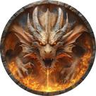 Quebra-cabeça Bgraamiens Dracarys Fantasy Dragon 1000 peças Quebra-cabeça Bgraamiens Dracarys Fantasy Dragon 1000 peças