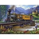 Quebra-cabeça Bits and Pieces Old Stream Train 300 unidades 46x61 cm
